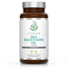 Cytoplan, Sea Buckthorn Oil, hydrated, skin, membranes, healthy, healthy fats, polyunsaturated fats, plant, pure organic extract, benefits, omega 7, omega 9, vegan, vegetarian, capsules,