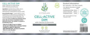cytoplan cell-active dim, vegan, premium, high potency, clean, healthy estrogen levels