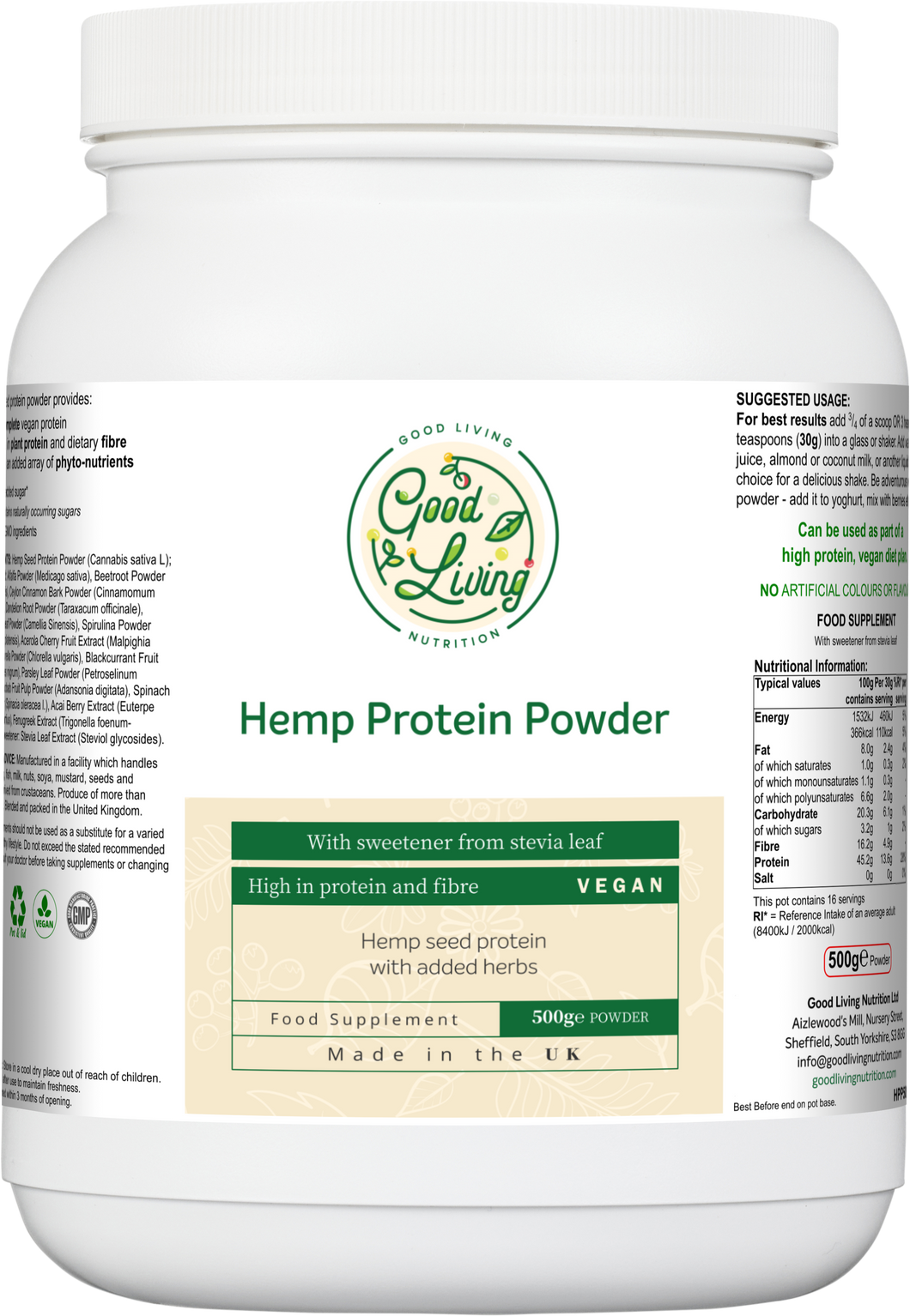 Hemp Protein Powder