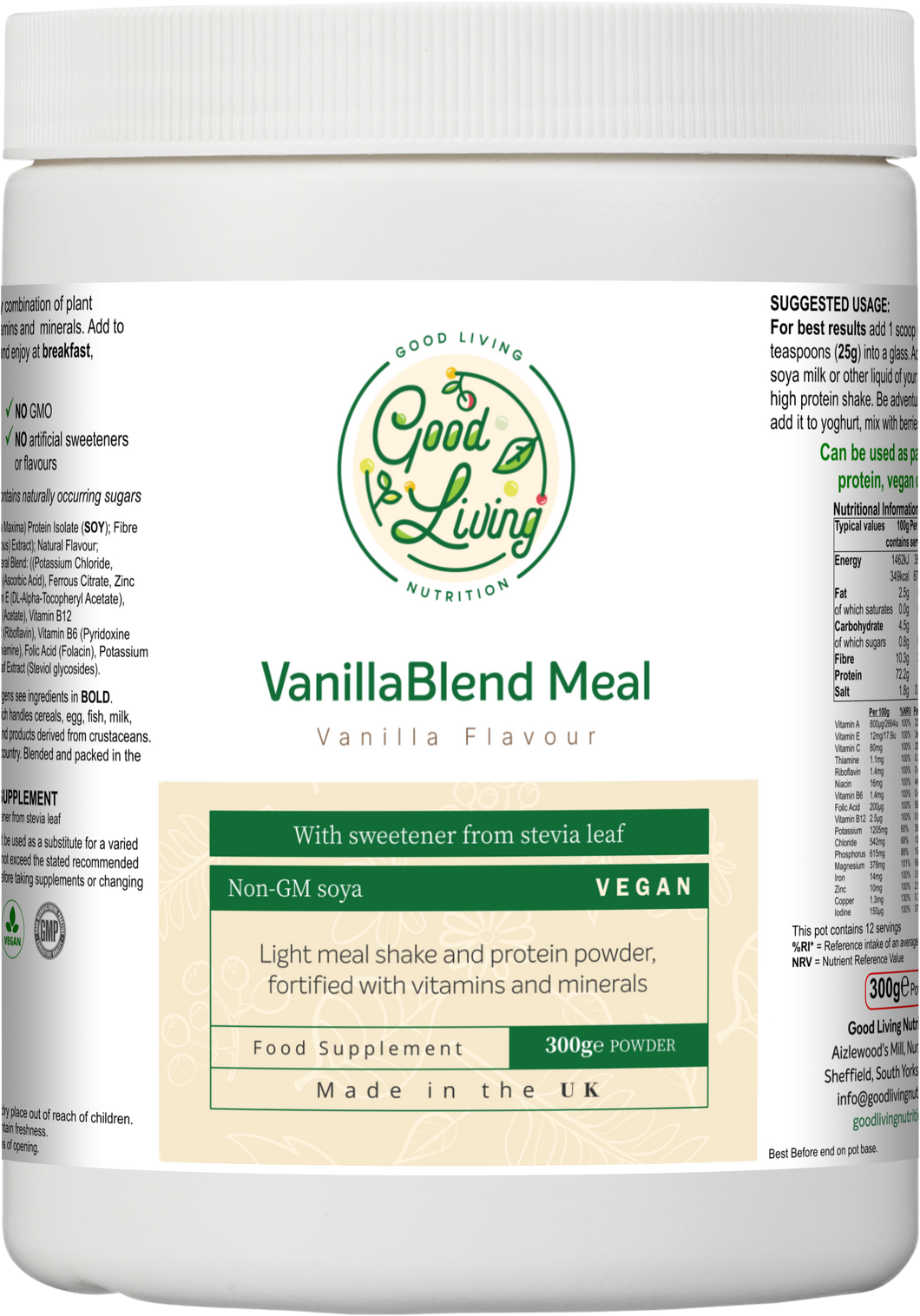 VanillaBlend Meal