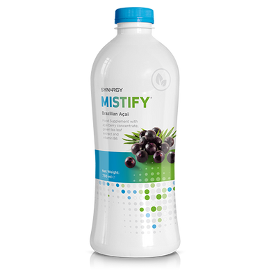 Synergy, Mistify, Acai, red blood cell formation,homocysteine metabolism, Brazillian, green tea, extract, psychological function, 